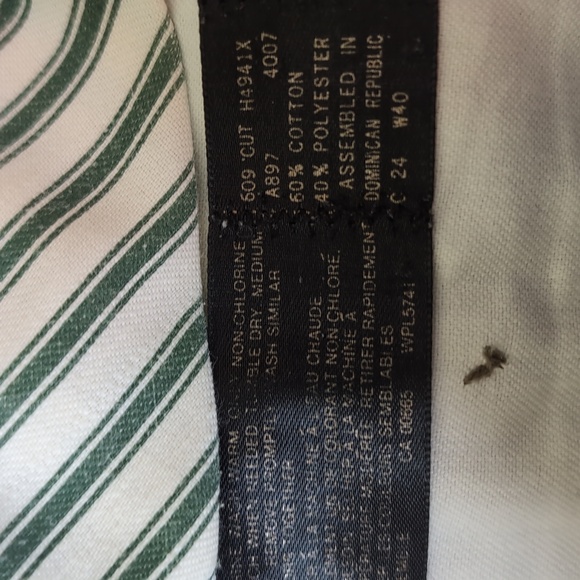 Eddie Bauer Brown Waistband Trousers Vintage 609 Cut Cotton Poly Blend W40 - Picture 10 of 11